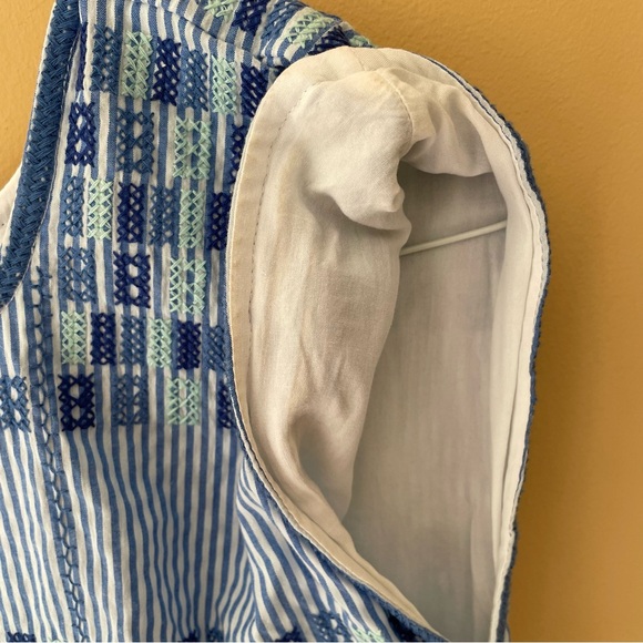 J.MARIE Embroidered Striped Dress Style JM1765 - Picture 9 of 9